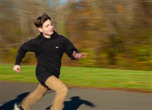 boy running